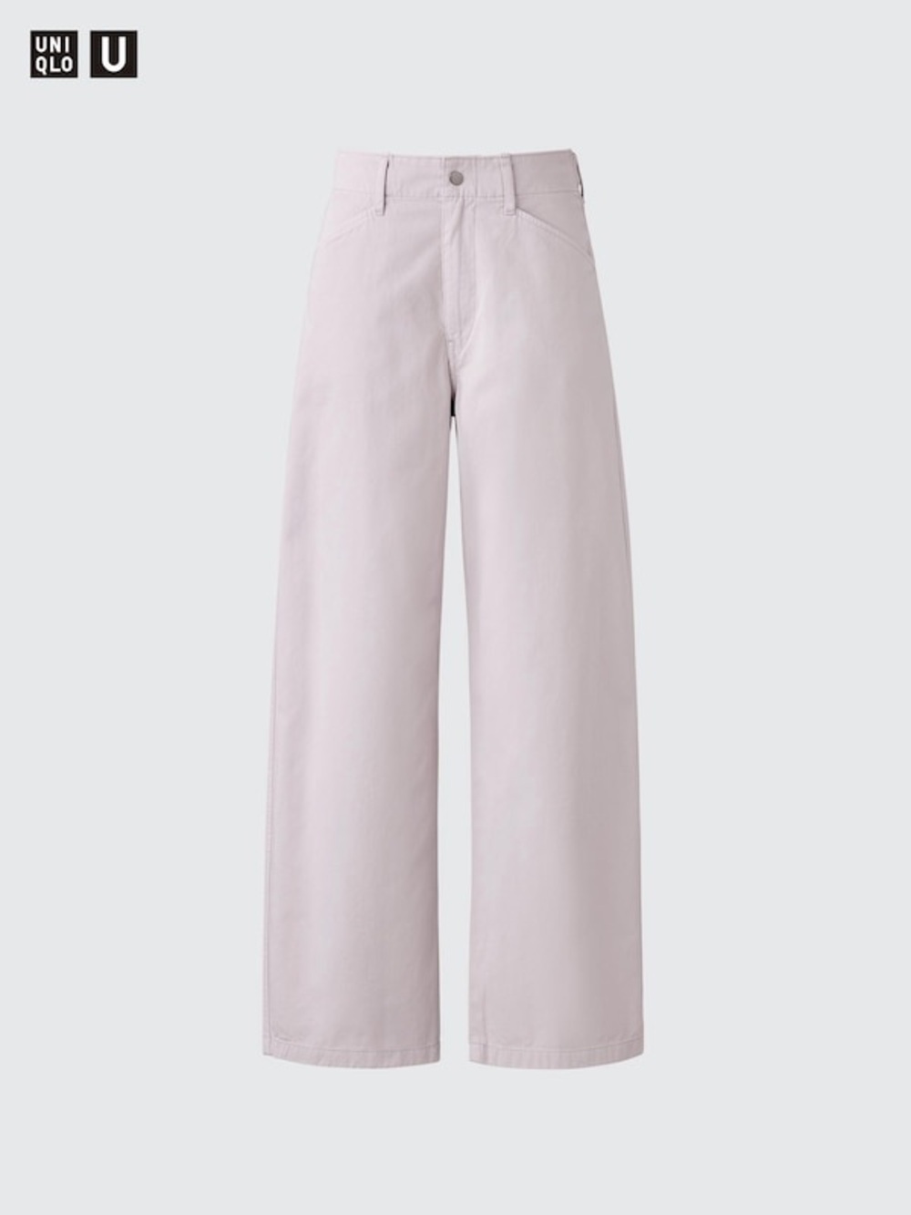 Uniqlo Wide-Leg Women’s Jeans in Soft Lavender